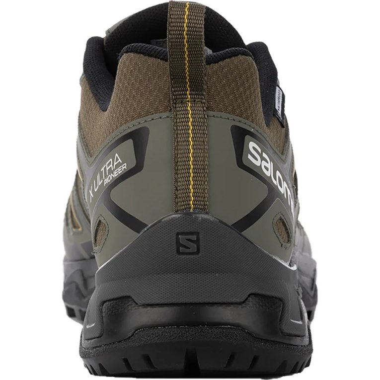 Olive Salomon X Ultra Pioneer CSWP Men's Hiking Shoes | PH 86024Y